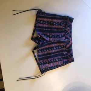 Purple and Navy Blue Shorties